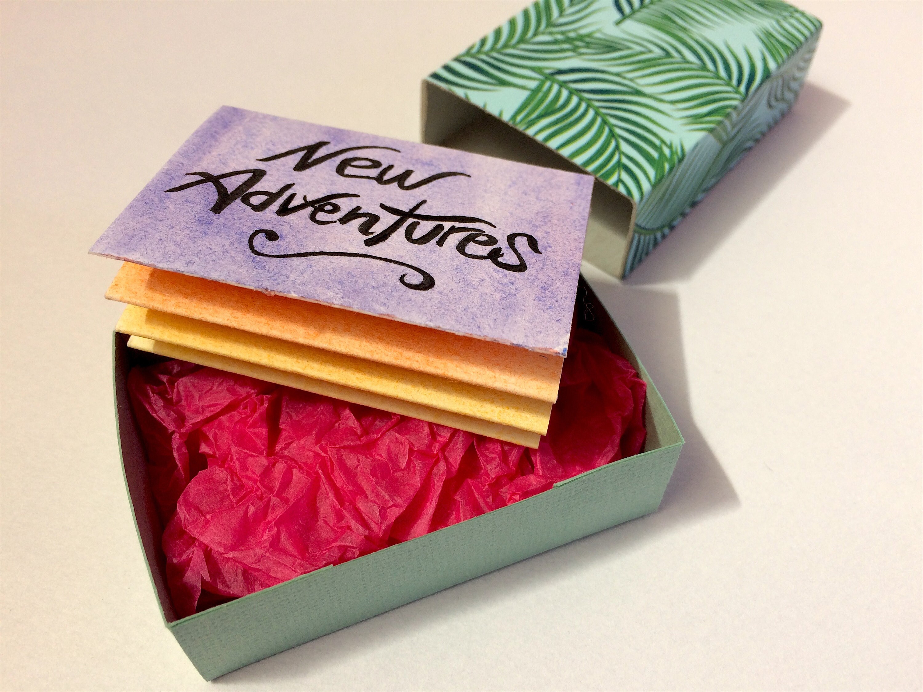 Paper Craft MatchBoxes 'New Adventures' Handcraft Etsy