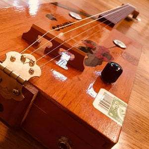 Cohiba “Spider-Man” Cigar Box Guitar - Acoustic/Electric