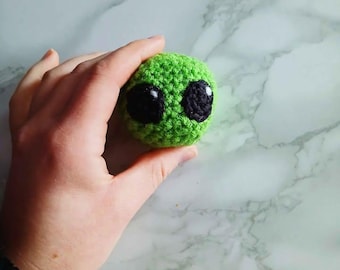Crochet Alien Hacky Sack