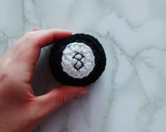 Crochet 8-Ball Hacky Sack