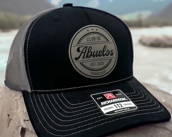 Gorro de abuelo personalizado, regalo para el nuevo abuelo, gorro con nombre personalizado y fecha de nacimiento, gorra personalizada con fecha y nombre, abuelo con año de nacimiento, papaya