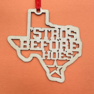 Astros Weihnachtsbaumschmuck 'Stros Laser Engraved Tree Decor 'Stros Bevor Ho3s Laser Cut Ornament