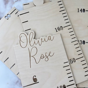 Personalized Wooden Growth Chart Ruler | Growth Measuring Stick | Milestone Wall Growth Ruler | Kids Measurement Chart | Height Measure Sign