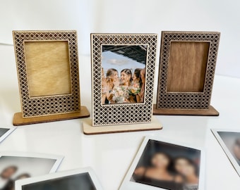 Film Picture Frame | Personalized Fujifilm Instax Mini Film Frame | Rattan Picture Frame | Wooden Film Picture Frame | Custom Frame