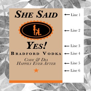 Titos Vodka Custom Label