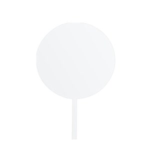Ronde acryl witte cake topper blanks | Perfect voor vinyl | taarttopper cirkel | acryl blanks | witte acryl taarttopper | taart ambacht