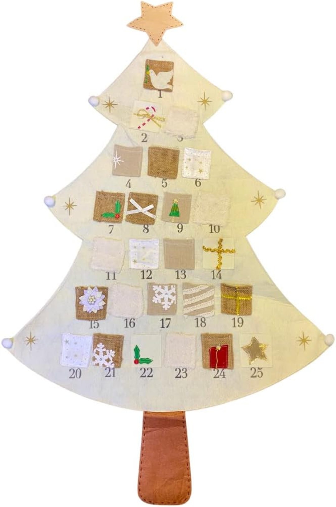 Felt Advent Calendar Fillable Advent Calendar Wall Hanging Advent Pockt Felt Advent Calendar Fillable Advent Calendar Wall Hanging Advent Pockt