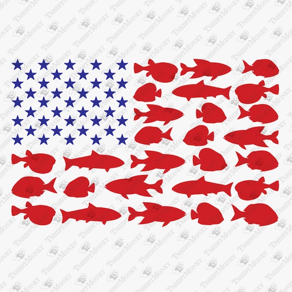 Download USA Fisherman Flag SVG Fishing American Flag Fisherman Svg ...