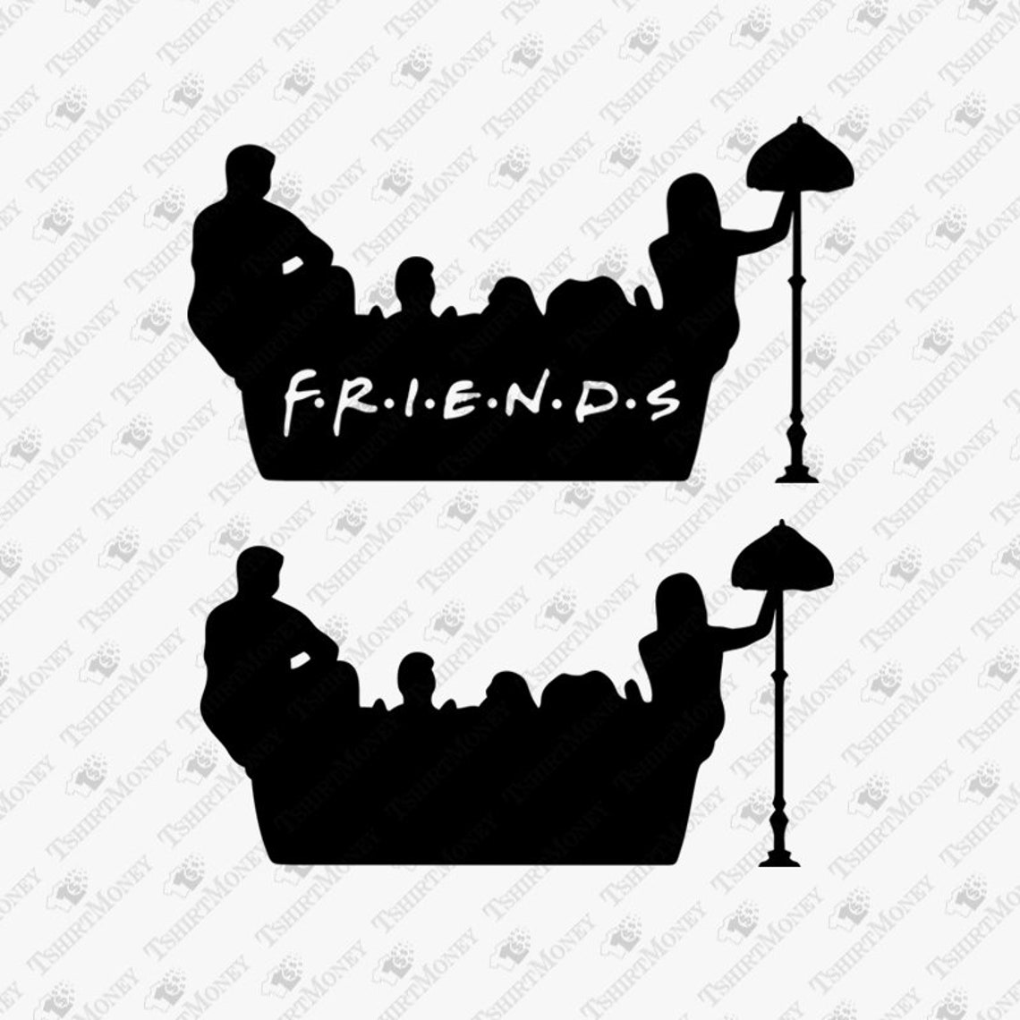 Friends TV Show SVG Friends Couch Cut FIle Friends Show Sofa Etsy