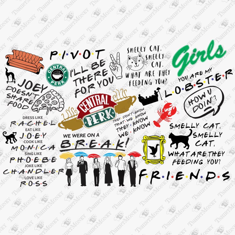Free Free 284 Friends Tv Show Logo Svg SVG PNG EPS DXF File