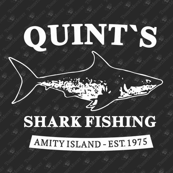 Download Quints Shark Fishing SVG Amity Island Movie Design Jaws | Etsy