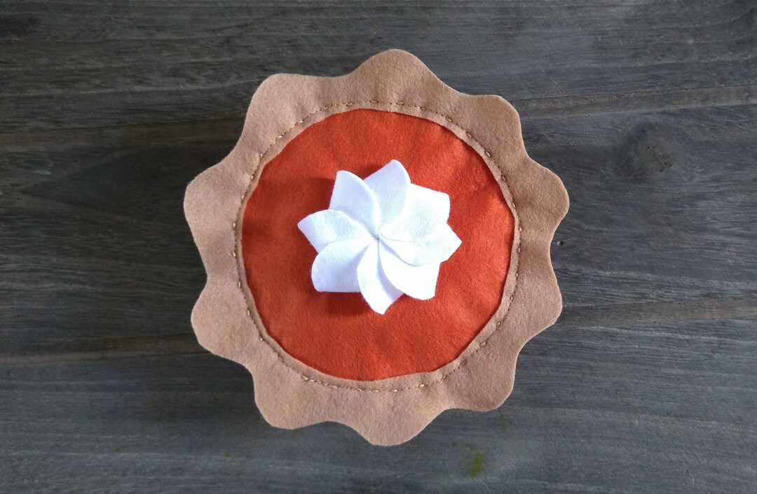 Felt Pumpkin Pie Etsy