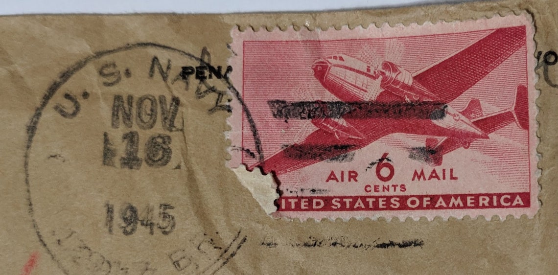 airmail 5 cent stamp red airmail 5 cent stamp red