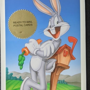 US Briefmarken 1997 Bugs Bunny 10 MINT Postkarten 20 Cents - 8982E