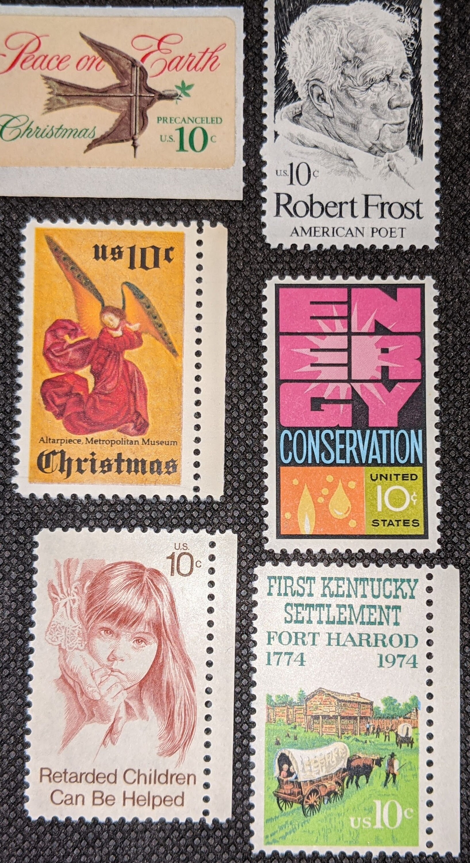 1974 22 US Stamps 10 cent Unhinged Mint 15051552 Etsy
