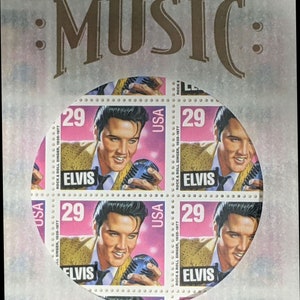 エルビス・プレスリー 29セント切手3枚セット 29 cent elvis stamp - Etsy 日本