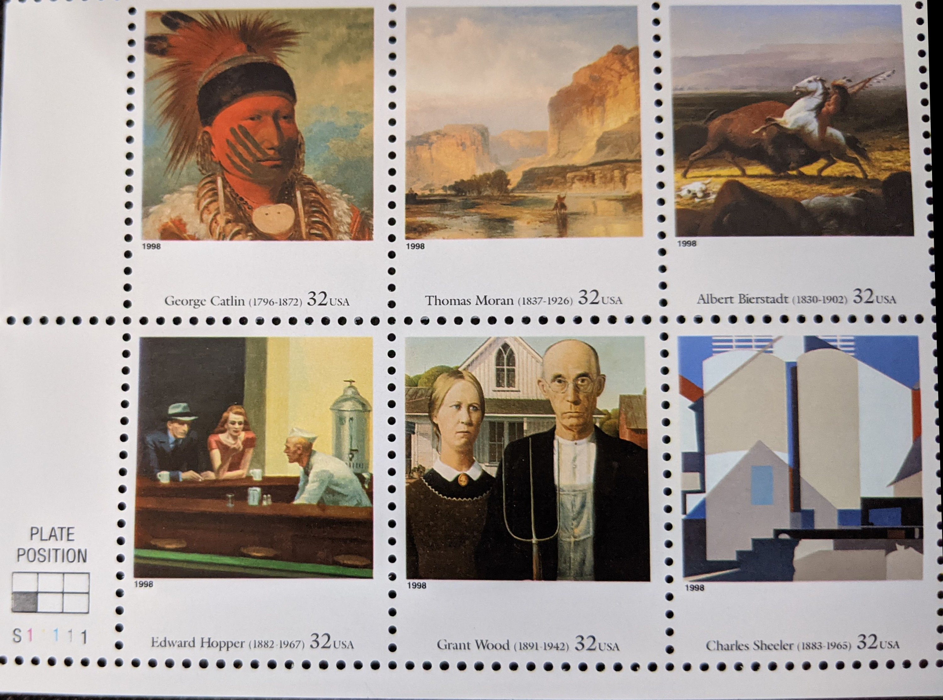 米国ビンテージ切手 32セントのアメリカ美術、4世紀、米国スコット #3236 - Etsy 日本