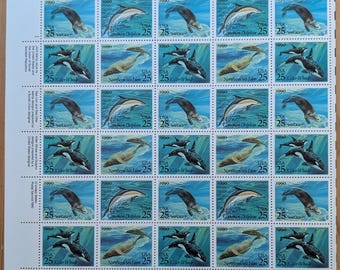 3411 外国切手 アメリカ 1990年 海の生物 イルカ 鯨 等 田型 3411 外国切手 アメリカ 1990年 海の生物 イルカ 鯨 等 田型 3411 外国