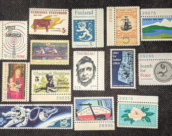 1967 15 US Stamps 5 Cent Ausspielstempel 1323-1337