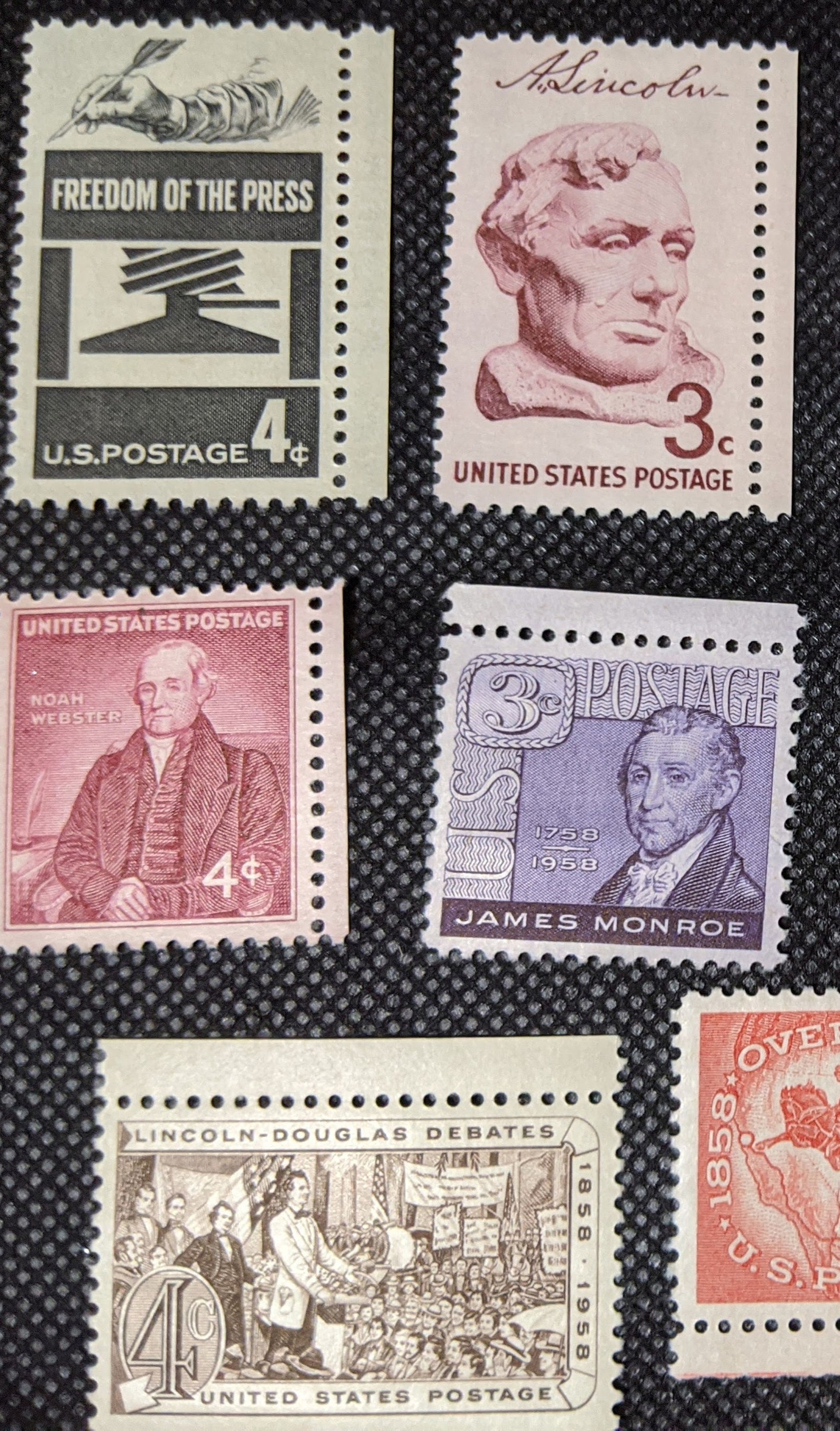 1958 21 US Stamps Unhinged Mint Scott 11001123 Etsy