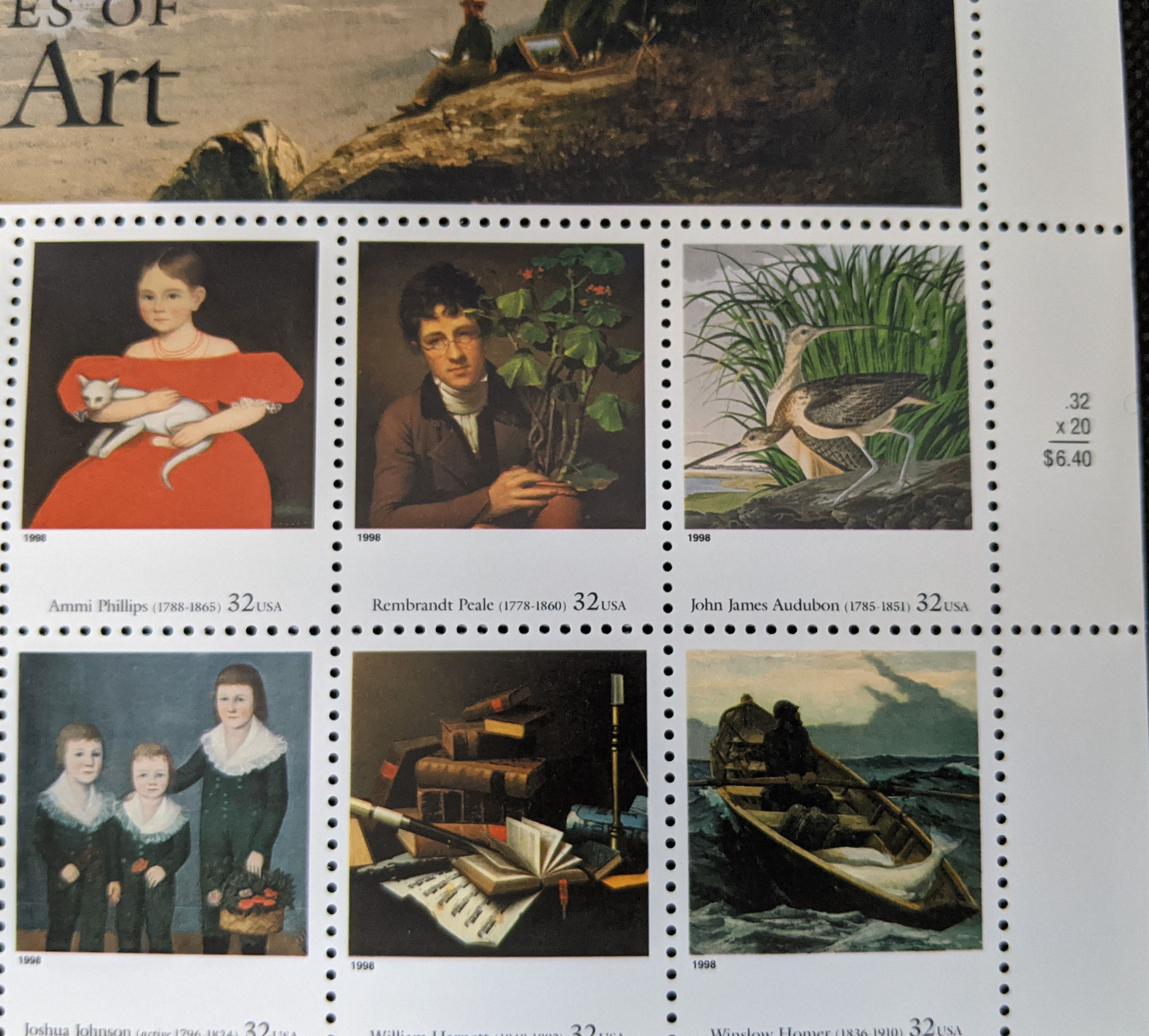 米国ビンテージ切手 32セントのアメリカ美術、4世紀、米国スコット #3236 - Etsy 日本
