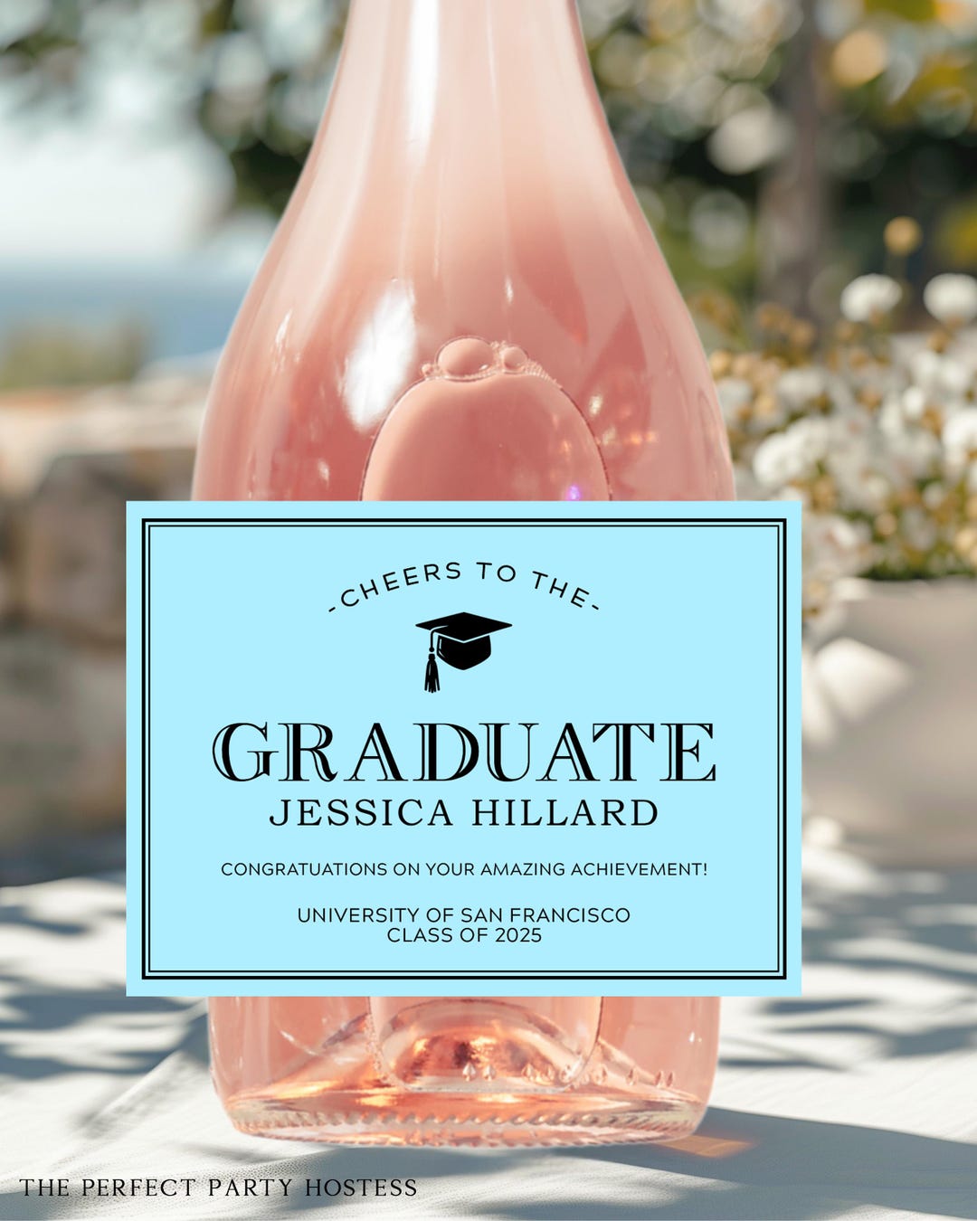 Custom Graduation Prosecco Bottle Label, Prosecco Bottle Label ...