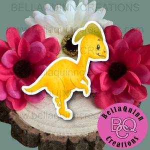Dinosaur Waterproof Vinyl Die Cut Sticker - Matt Die Cut Sticker - Scrapbooking - Kids Sticker