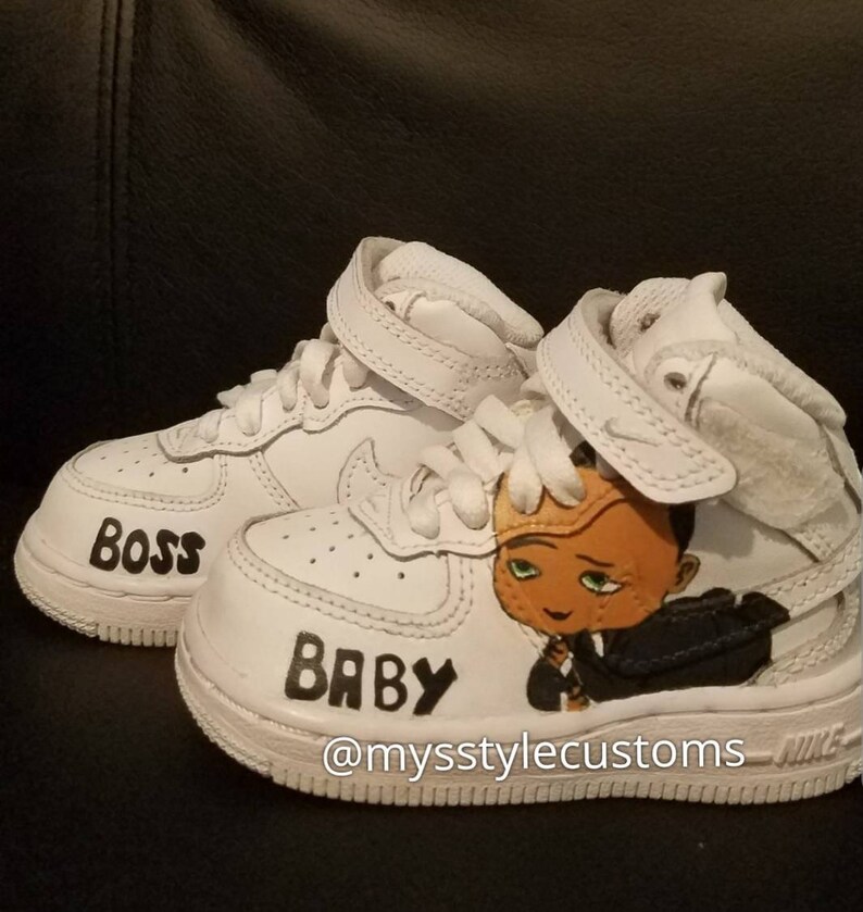 custom baby nikes