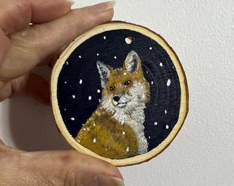 Original Hand-Painted Wildlife & Bird Ornaments: A small work of art! *Please read the description before ordering