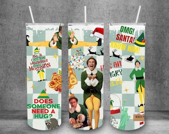 Elf the Movie Starbucks Cup | Buddy the Elf Cup | Christmas Cup | Elf  Christmas Cup - Etsy Israel