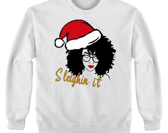 Sleighin It Christmas Sweater