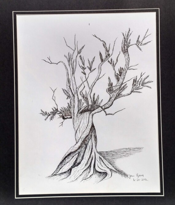 Dead Tree Art Dramatic Piece Living Room Wall Decor Etsy