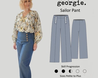 Vintage 1960s French Military Trousers - White Cotton Marine Vintage 1960s French Military Trousers - White Cotton Marine