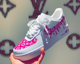 louis vuitton drip air force 1
