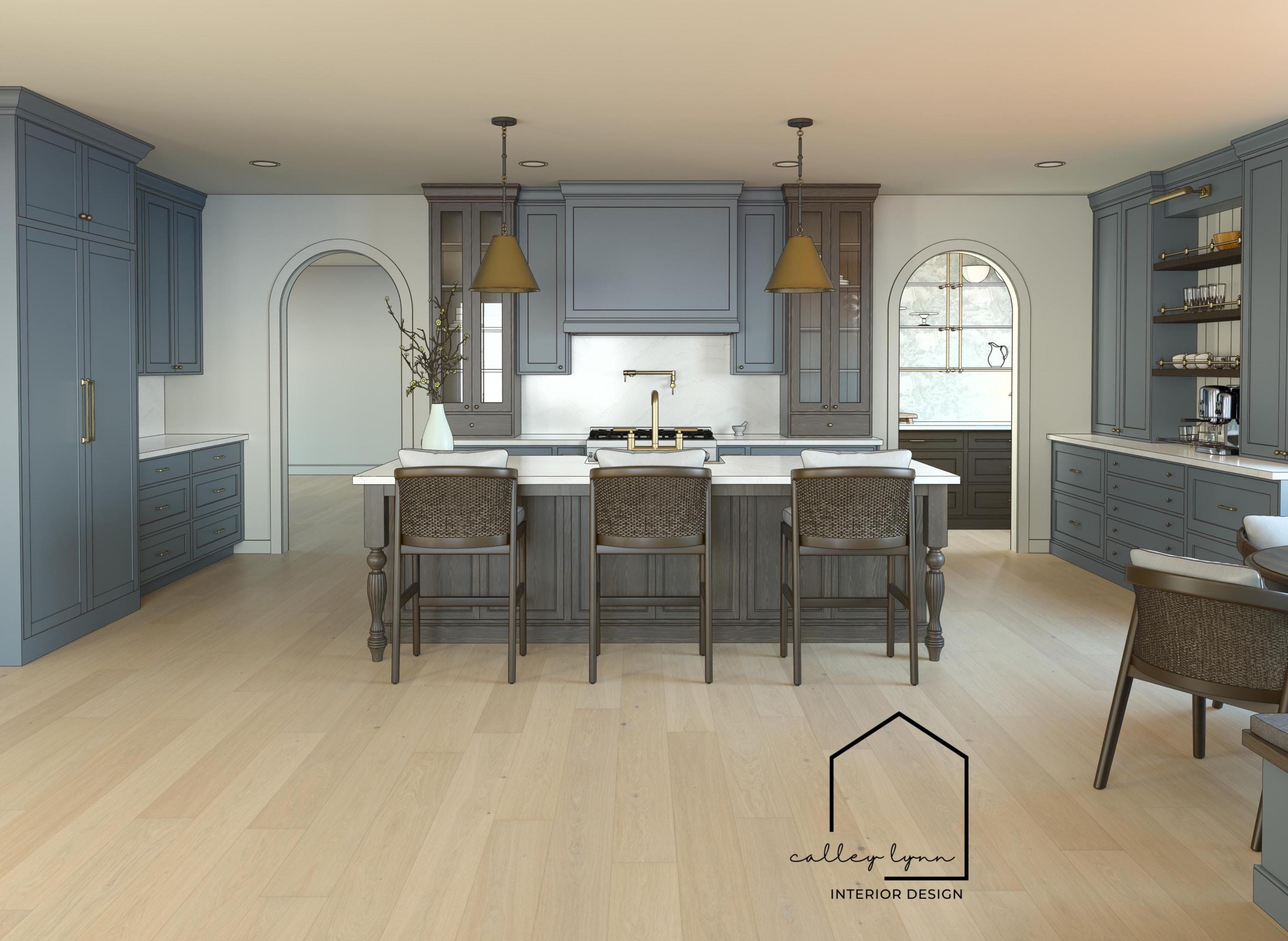 Kitchen Rendering Setup Custom Kitchen Rendering for Homeowners & Designers - Etsy