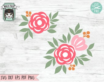 Download Colorful Flowers Svg Etsy
