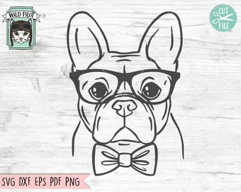 Frenchie svg | Etsy French Bulldog Flower T shirt Floral Frenchie Dog Silhouette