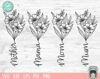Download Flower Mom Svg Etsy
