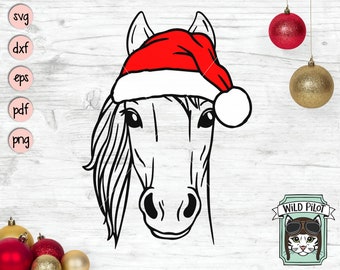Download Christmas Horse Svg Etsy PSD Mockup Templates