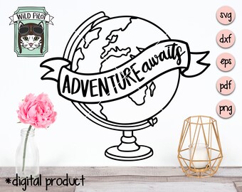 Download Free Lets Travel The World Svg Travel Svg Globe Travel Quote Etsy SVG Cut Files
