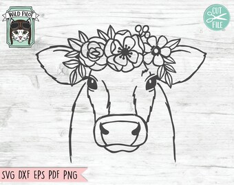 Flower Crown Svg Etsy