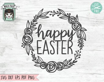 Download Easter Wreath Svg Etsy