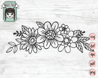 Download Flower Border Svg Etsy