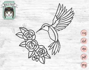 Download Hummingbird svg | Etsy