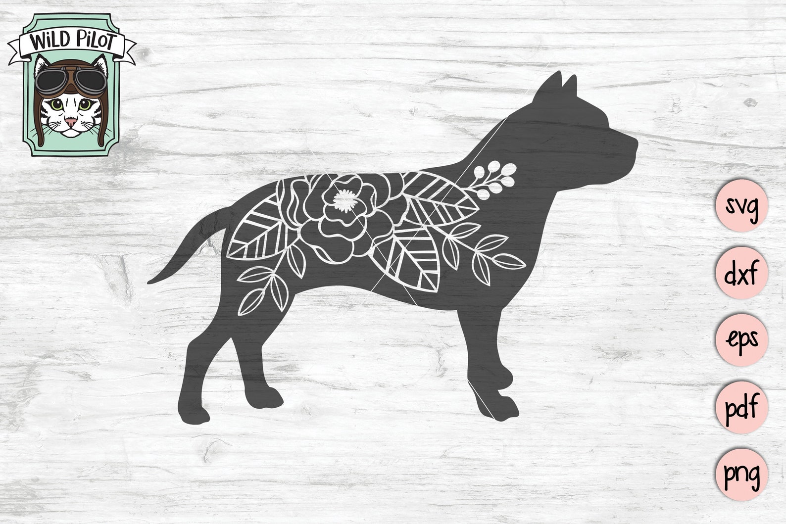 Download Pitbull SVG Dog Silhouette SVG Pitbull clipart Dog Mom svg ...