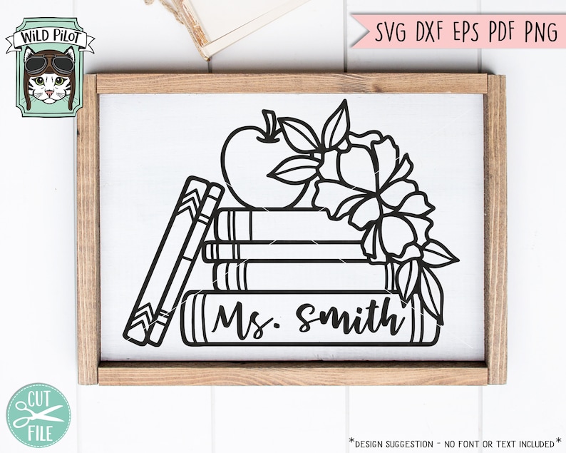 Download Teacher Monogram SVG Teacher Sign svg file Teacher svg | Etsy