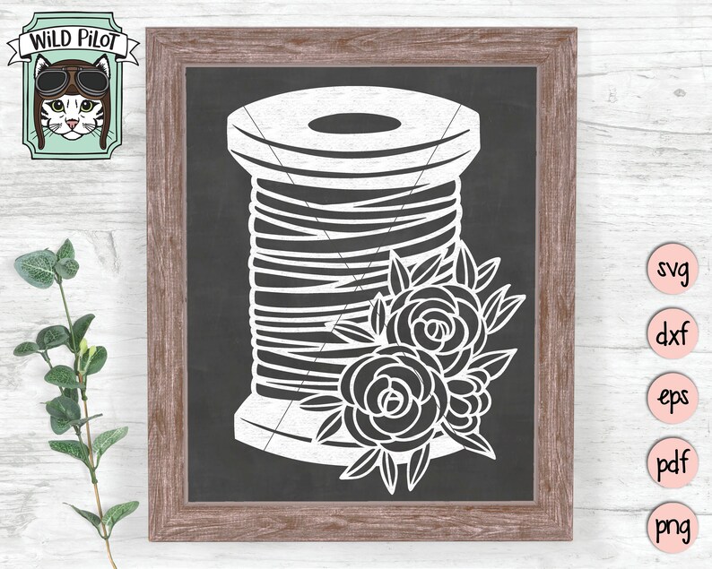 Sewing SVG File Spool of Thread Svg File Sewing Cut File - Etsy