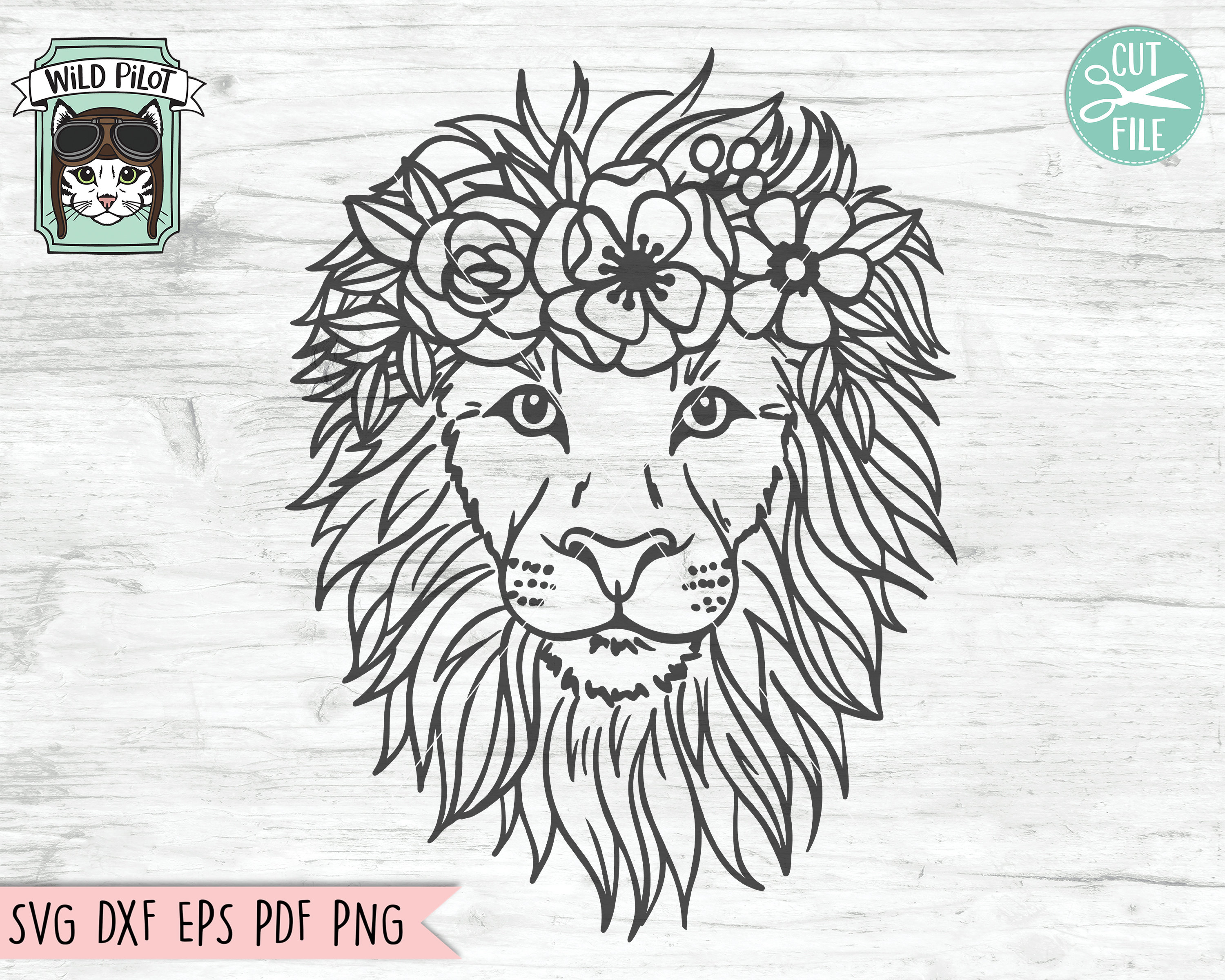 Lion SVG File Lion With Flower Crown SVG Lion Cut File - Etsy UK Lion SVG File Lion With Flower Crown SVG Lion Cut File - Etsy UK