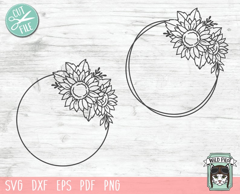 Free Free 296 Circle Flower Frame Svg SVG PNG EPS DXF File