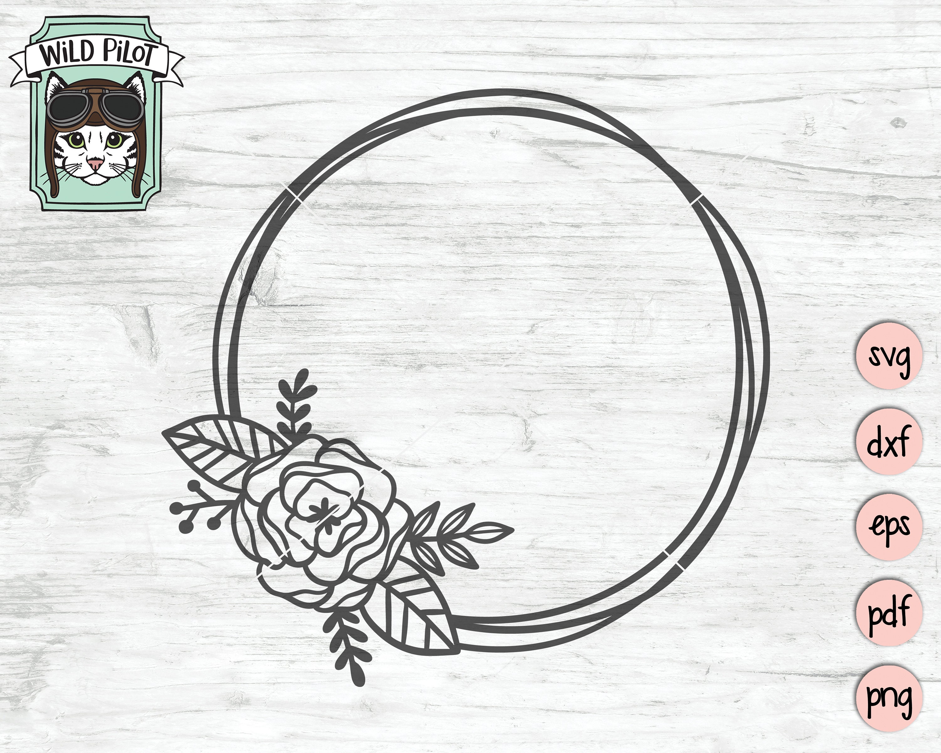 Download Wreath SVG file Flower Wreath svg circle wreath clip art ...